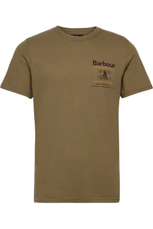 Barbour Hombre, Camisetas, Verde, Talla: XL