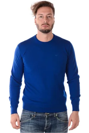 Emporio Armani Hombre, Jerseys, Azul, Talla: L