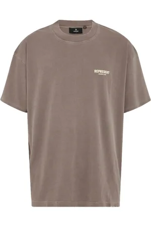 Represent Hombre, Camisetas, Marrón, Talla: S