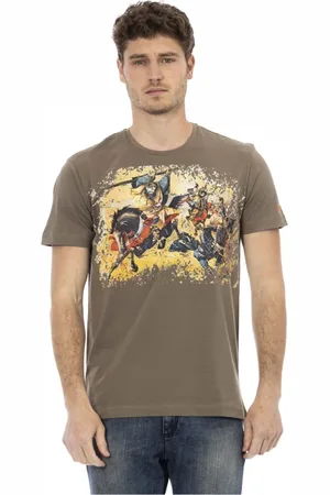 Trussardi Hombre, Camisetas, Marrón, Talla: S