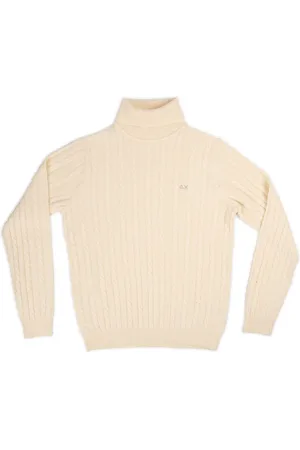 sun68 Hombre, Jerseys, Blanco, Talla: XL