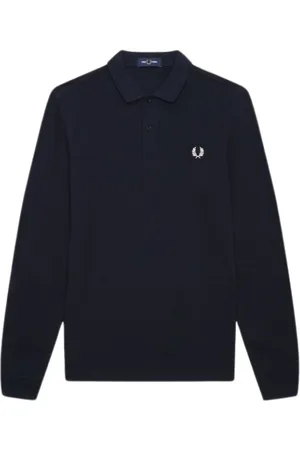 Fred Perry Hombre, Camisetas, Negro, Talla: S