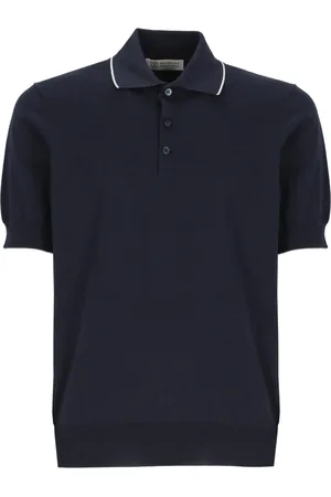 Brunello Cucinelli Hombre, Camisetas, Azul, Talla: M