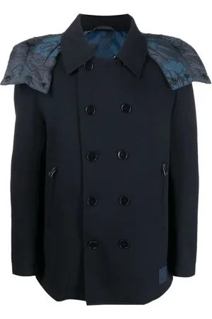 Etro Hombre, Abrigos, Azul, Talla: 2XL