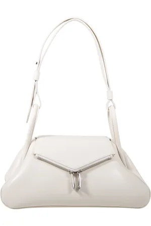 Amina Muaddi Mujer, Bolsos, Blanco, Talla: ONE Size