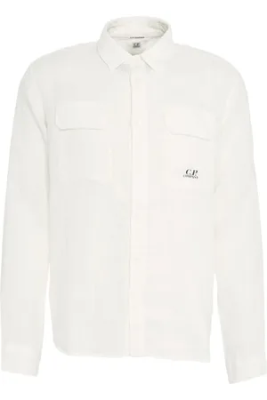 C.P. Company Hombre, Camisas, Blanco, Talla: L