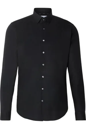 Calvin Klein Hombre, Camisas, Negro, Talla: XL