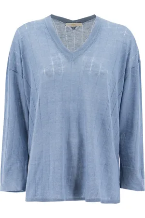 FEDELI Mujer, Blusas y Camisas, Azul, Talla: S