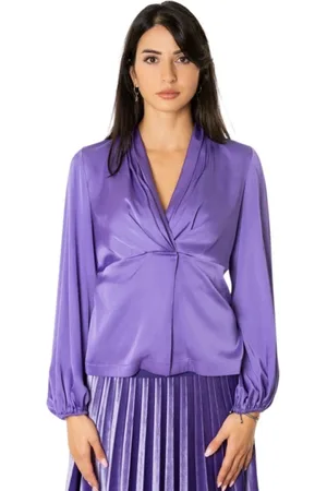 D.EXTERIOR Mujer, Blusas y Camisas, Púrpura, Talla: M