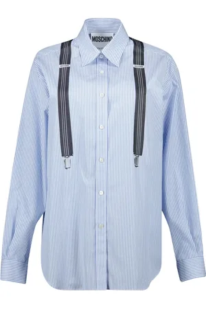 Moschino Mujer, Blusas y Camisas, Azul, Talla: XS