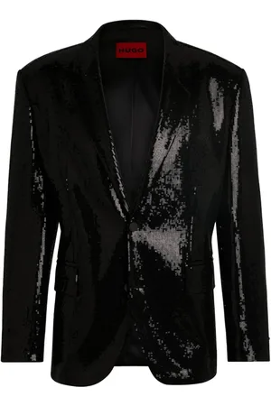 HUGO BOSS Hombre, Chaquetas, Negro, Talla: M