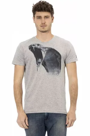 Trussardi Hombre, Camisetas, Gris, Talla: M