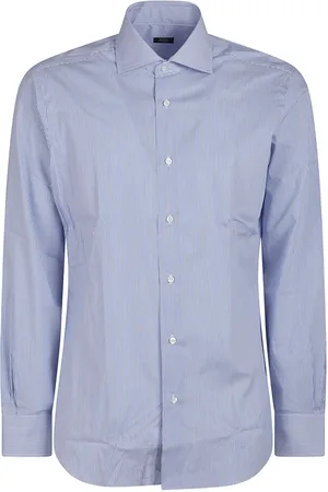 BARBA Hombre, Camisas, Azul, Talla: XL