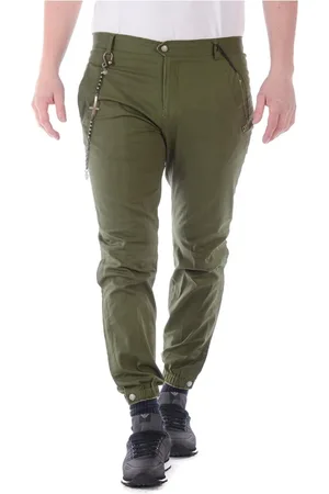 D.A. Daniele Alessandrini Hombre, Pantalones, Verde, Talla: L