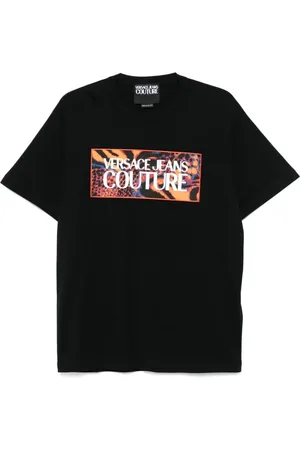 VERSACE Hombre, Camisetas, Negro, Talla: L