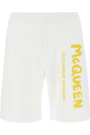 Alexander McQueen Hombre, Pantalones cortos, Blanco, Talla: XL