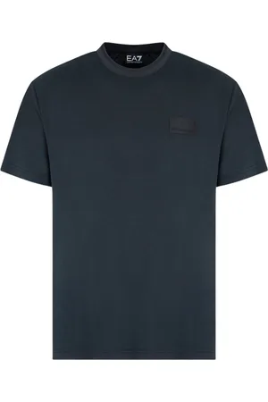 EA7 Hombre, Camisetas, Negro, Talla: S