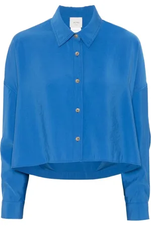 ALYSI Mujer, Blusas y Camisas, Azul, Talla: M