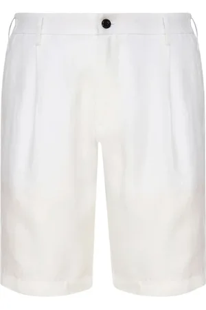 ELEVENTY Hombre, Pantalones cortos, Blanco, Talla: W32