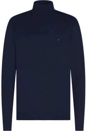 Calvin Klein Hombre, Jerseys, Azul, Talla: S