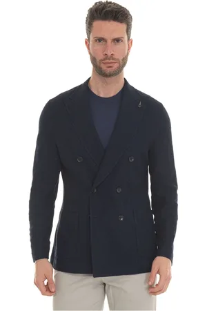 PAOLONI Hombre, Chaquetas, Azul, Talla: M