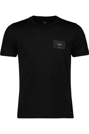 Fendi Hombre, Camisetas, Negro, Talla: S