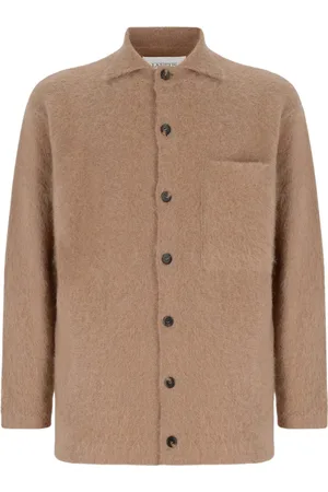 LANEUS Hombre, Chaquetas, Marrón, Talla: M