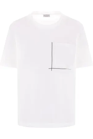 Brunello Cucinelli Mujer, Camisetas, Blanco, Talla: M