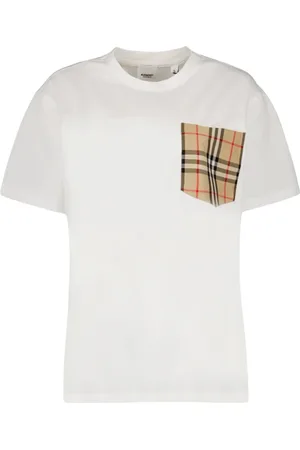 Burberry Mujer, Camisetas, Blanco, Talla: L