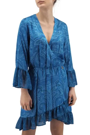 GAËLLE Mujer, Vestidos, Azul, Talla: S