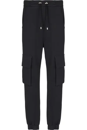 Balmain Hombre, Pantalones, Negro, Talla: L