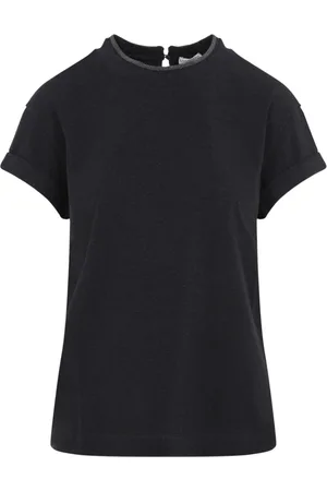 Brunello Cucinelli Mujer, Camisetas, Gris, Talla: M