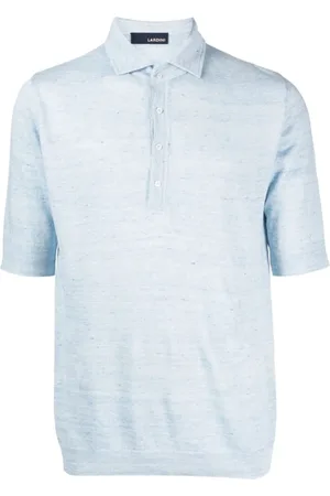 LARDINI Hombre, Camisetas, Azul, Talla: M