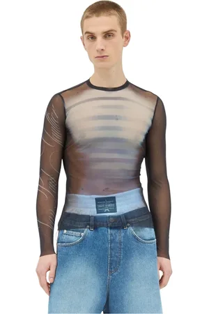 Jean Paul Gaultier Hombre, Camisetas, Azul, Talla: M