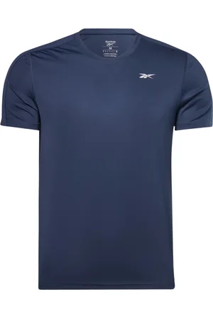 Reebok Hombre, Camisetas, Azul, Talla: M