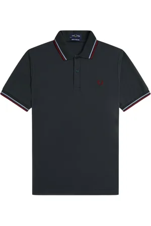 Fred Perry Hombre, Camisetas, Verde, Talla: 3XS