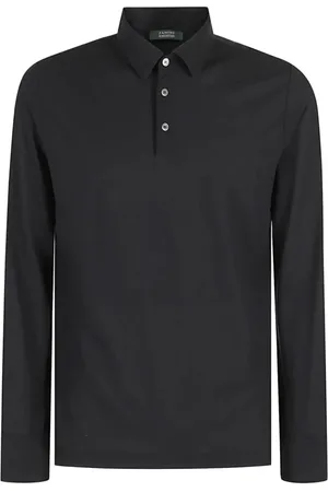 ZANONE Hombre, Camisetas, Negro, Talla: M