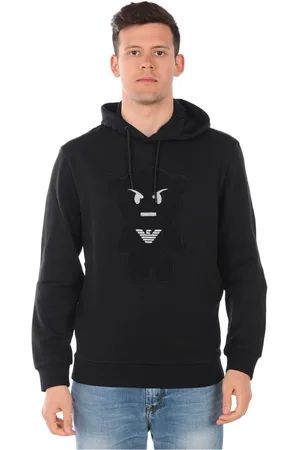 Emporio Armani Hombre, Sudaderas, Negro, Talla: L