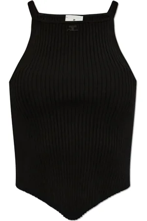 Courrèges Mujer, Camisetas, Negro, Talla: S