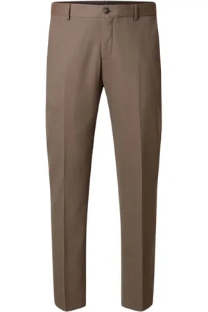 SELECTED Hombre, Pantalones, Marrón, Talla: XL
