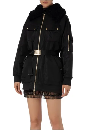 Elisabetta Franchi Mujer, Chaquetas, Negro, Talla: S