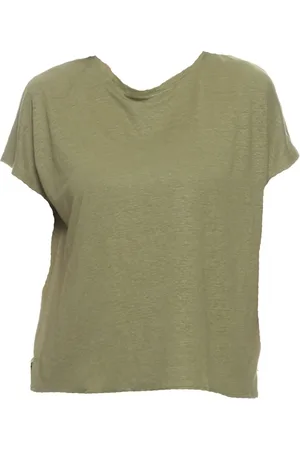 Majestic Mujer, Camisetas, Verde, Talla: L
