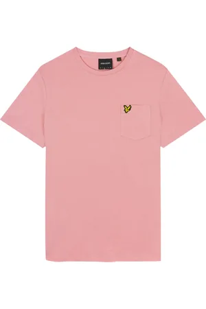 Lyle & Scott Hombre, Camisetas, Rosa, Talla: L