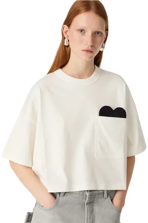 Bottega Veneta Mujer, Camisetas, Blanco, Talla: M
