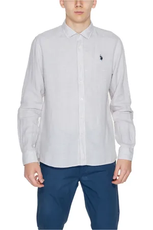 U.S. Polo Assn. Hombre, Camisas, Gris, Talla: S