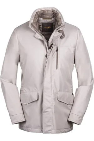 MOORER Hombre, Chaquetas, Gris, Talla: M