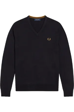 Fred Perry Hombre, Jerseys, Azul, Talla: XL