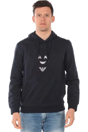 Emporio Armani Hombre, Sudaderas, Azul, Talla: M