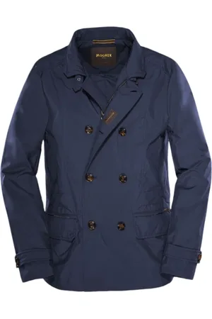 MOORER Hombre, Chaquetas, Azul, Talla: 3XL