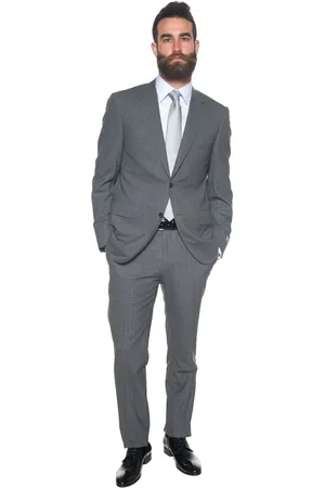 CANALI Hombre, Trajes, Gris, Talla: L